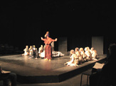 Staging of a scene from Aeschylus' "Persians".
