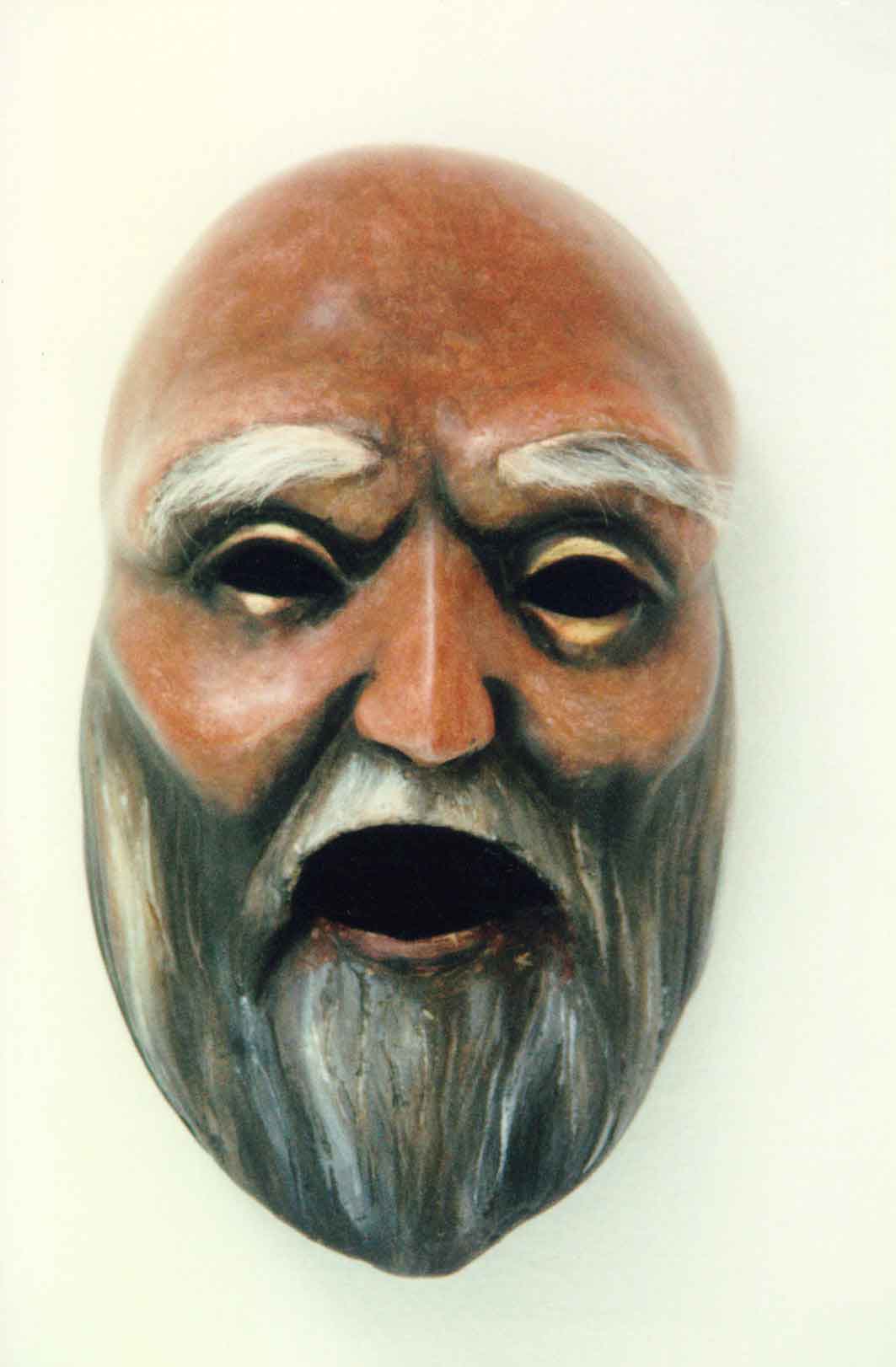 Tragedia Gold - Sad Crying Face Greek Theatre Masks - Just Posh Masks